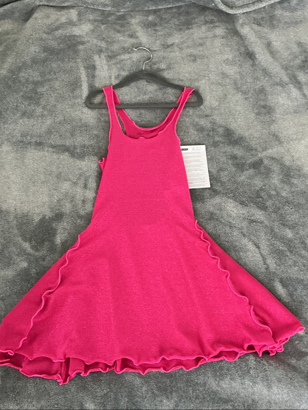 Kids Hot Pink Swim Coverup Dress